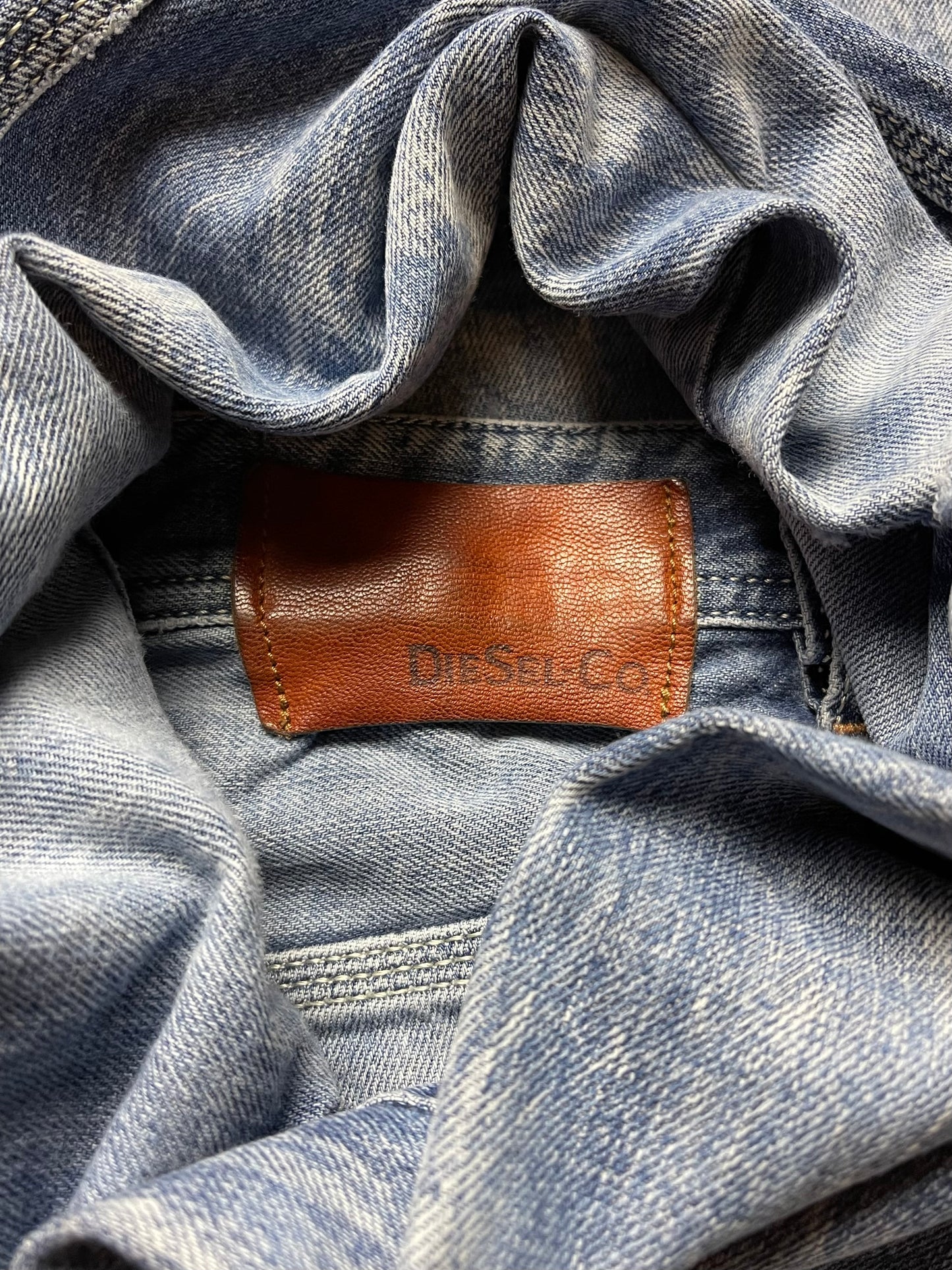 Diesel Light Washed Blue Distressed Denim