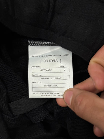 SS2018 Julius 3D Exposed Cargo Pocket Sweatpants