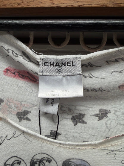 SS2006 Chanel ‘Cruise’ Semi Sheer Silk Long Sleeve Top