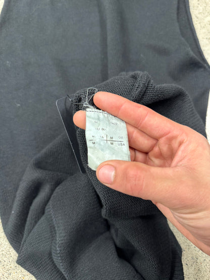 2000s Rick Owens Olmar & Mirta Knit Sleeveless Hoodie