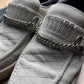 SS2003 Visvim ‘Cotote’ Grey Suede Chain Link Moccasin Sneakers