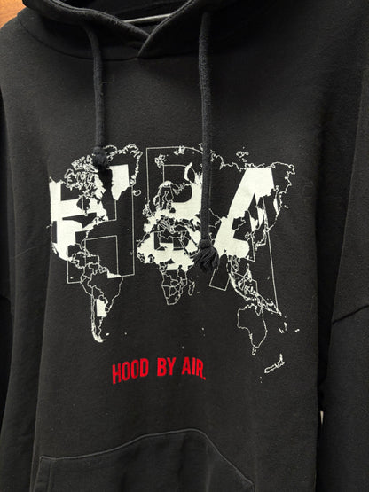 Hood by Air ‘International’ Black HBA Logo Hoodie