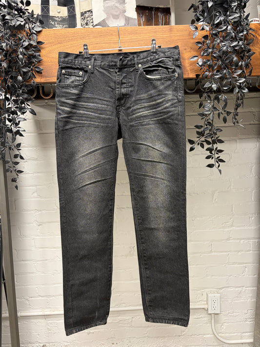 Dior Homme Washed Black Skinny Jeans