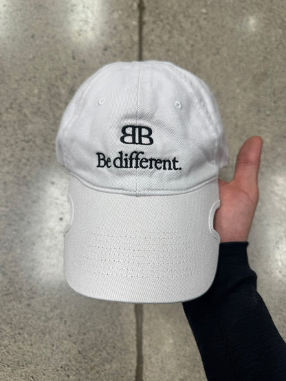 Balenciaga ‘Be Different’ Apple Logo Strap Back Hat