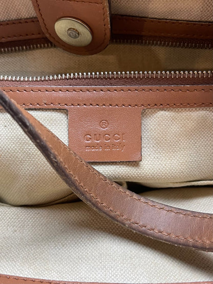 Gucci Denim/Leather Shoulder Bag