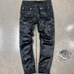 AW2020 Rick Owens ‘Performa’ Black Satin Cargo Pants