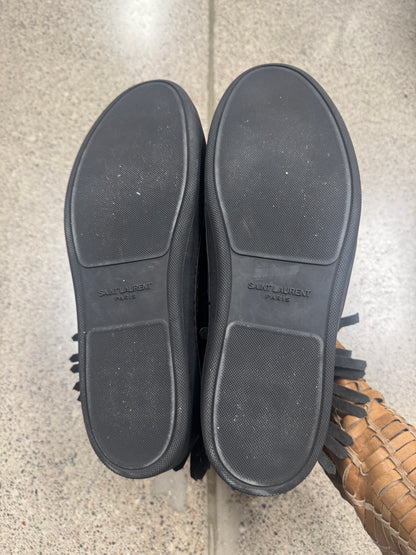 Saint Laurent SL/18 ‘Fringe’ Leather Sneakers