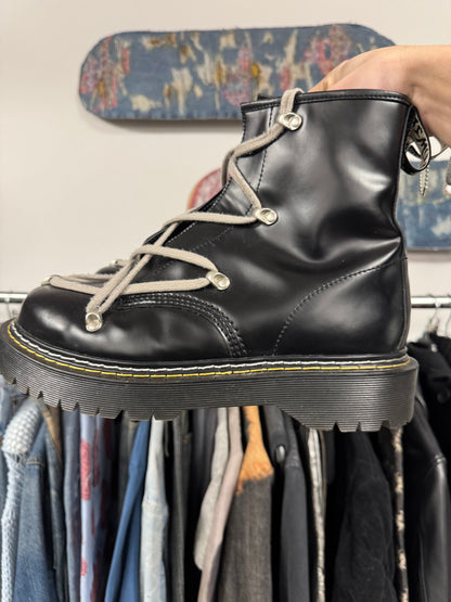 Rick Owens x Doc Martens 1460 Pentagram Lace Boots