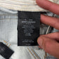 SS2017 Saint Laurent ‘Pocket Logo’ Light Wash Blue Skinny Jeans