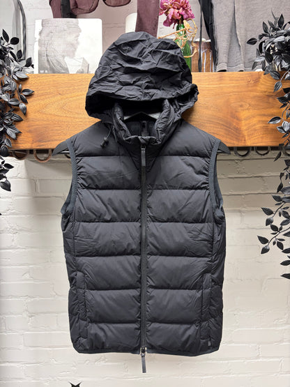 Gucci Travel Line' Black Down Fill Slim Fit Padded Puffer Vest