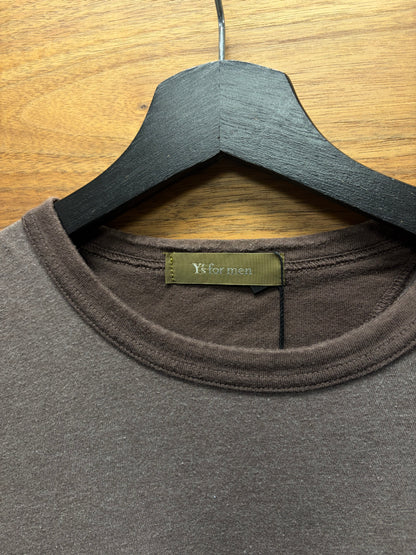 Yohji Yamamoto Brown ‘Ringer’ Long Sleeve Shirt