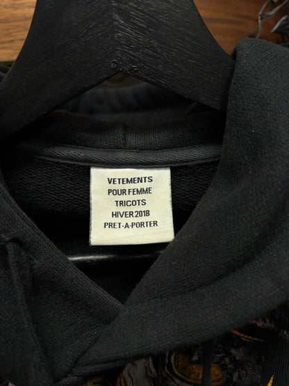 AW2018 Vetements ‘Misplaced Skull’ Hoodie