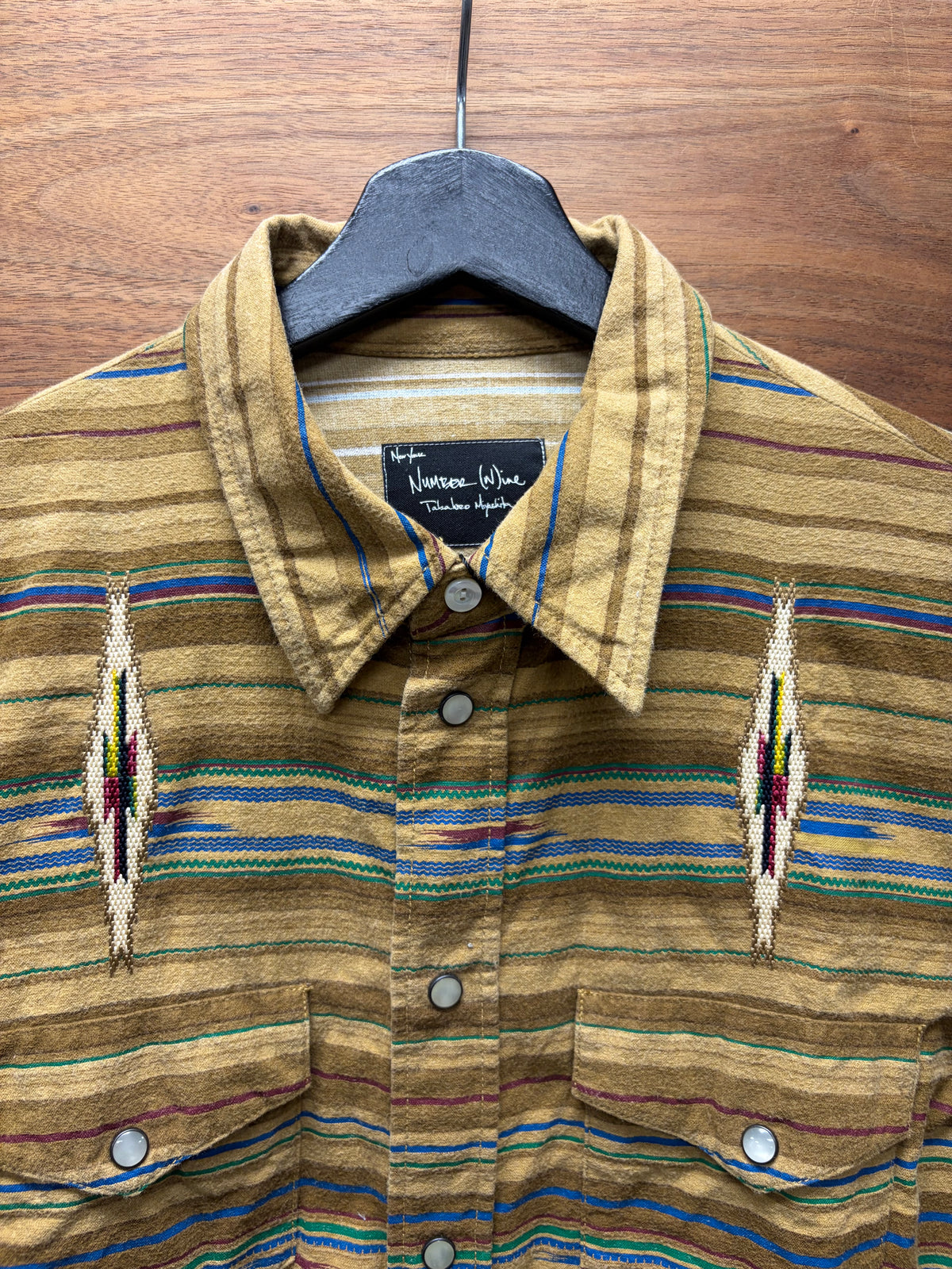 AW2005 Number (N)ine ‘The High Streets’ Ortega Full Print Shirt