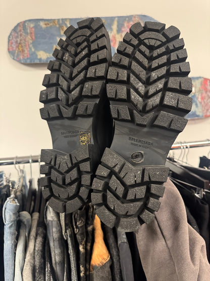 SS2021 Balenciaga ‘Rhino’ Black Calfskin Leather Derby