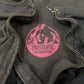 Hysteric Glamour Faded Brown/Pink Zip Up Hoodie