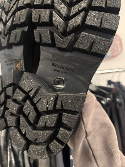 SS2021 Balenciaga ‘Rhino’ Black Calfskin Leather Derby