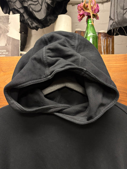 Haider Ackermann ‘Perth’ Heavyweight Black Cotton Pullover Hoodie