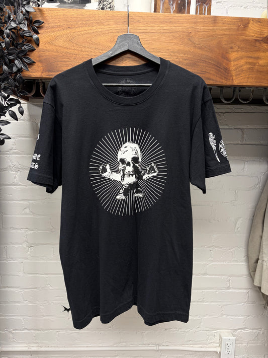 Chrome Hearts Foti ‘Harris Teeter’ Black Skull Graphic T-Shirt