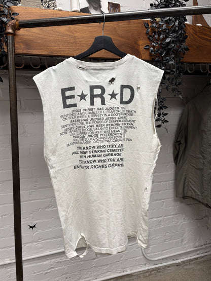 SS2016 Enfants Riche Deprimes ‘Dieu’ Distressed Tank Top