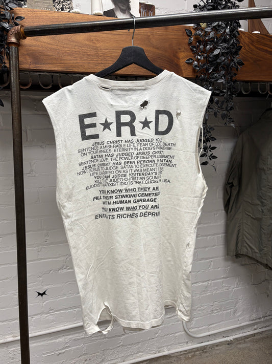 SS2016 Enfants Riche Deprimes ‘Dieu’ Distressed Tank Top