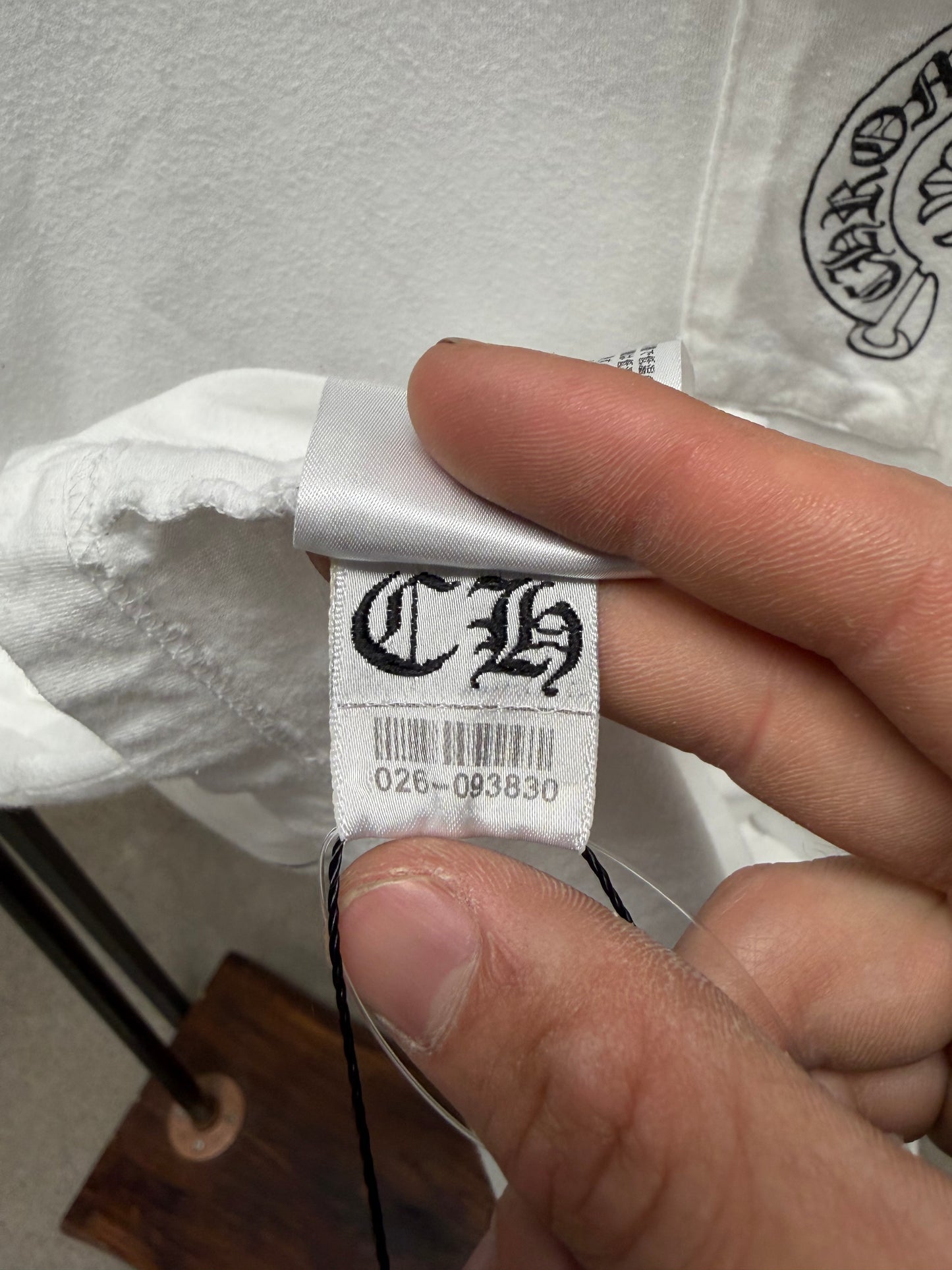 Chrome Hearts ‘Tapei Exclusive’ Horseshoe Logo White Graphic T-Shirt