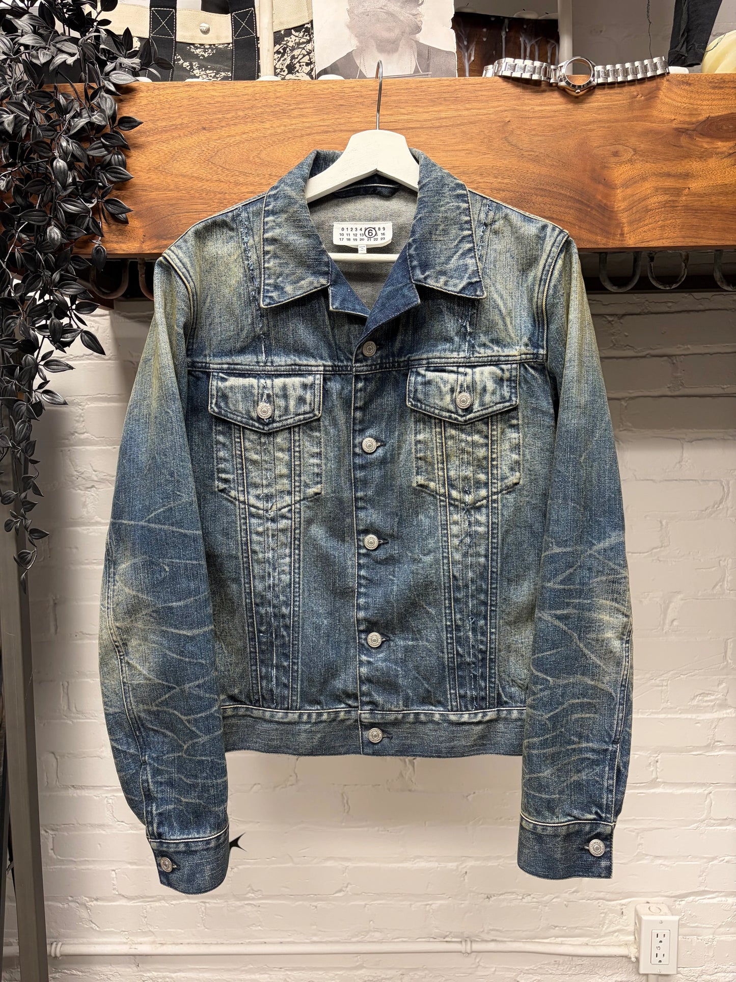SS2025 Maison Margiela Raw Blue Denim ‘Sportsjacket’