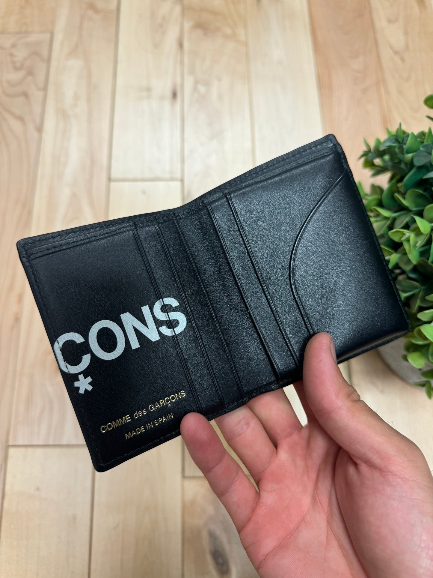 Comme Des Garçons Homme Bifold Leather Wallet