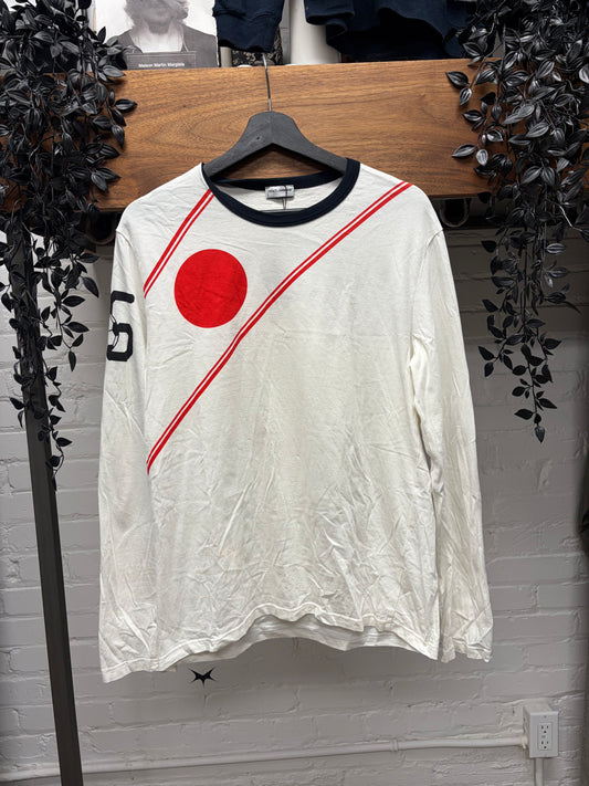 Dolce & Gabbana ‘Football’ White Cotton Long Sleeve Shirt