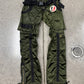 AW2003 Jean Paul Gaultier ‘Parachute’ Military Green Bondage Cargo Pants
