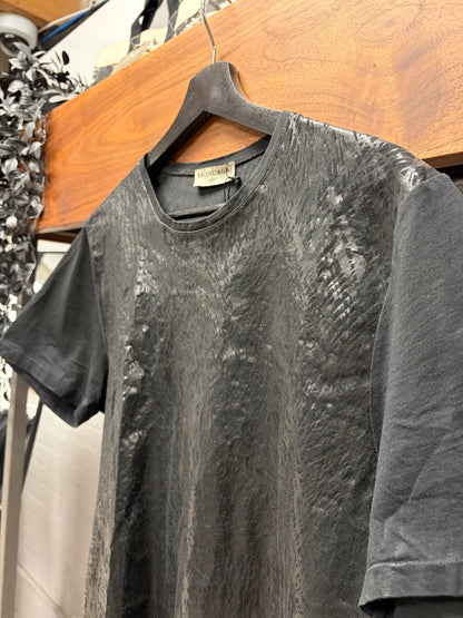 2013 Balenciaga ‘Waxed Finish’ Black T-Shirt