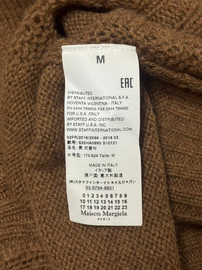 SS2016 Maison Margiela ‘Rust Orange’ Loose Gauge Knit Sweater