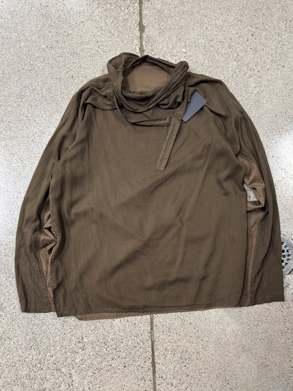 Vintage Yohji Yamamoto ‘Wrap Collar’ Silk Blend Top