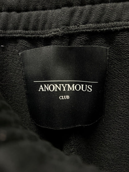 Anonymous Club ‘Heritage Logo’ Embroidered Black Wide Leg Sweatpants