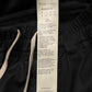 SS2024 Rick Owens ‘Lido’ Waxed Black Cargo Pants