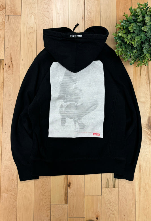 AW2017 Supreme ‘Digi’ Black Pullover Hoodie