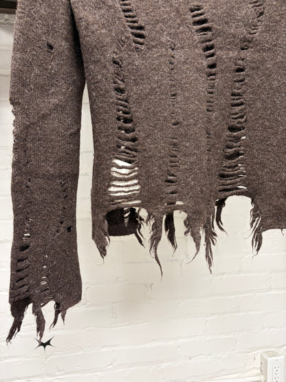 AW2003 Junya Watanabe ‘Grunge’ Thrash Distressed Knit Sweater