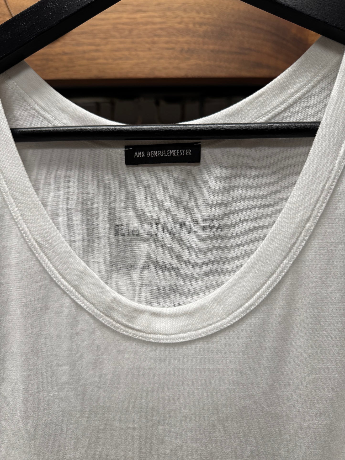 SS2022 Ann Demeulemeester ‘Curious Wishes Feathered The Air’ Tank Top