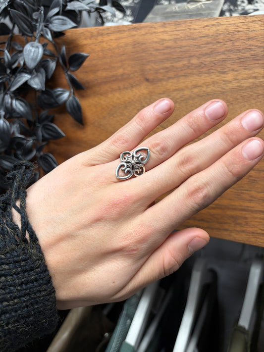 2013 Chrome Hearts x Kate Hudson ‘Flowering Plus Cross’ Ring