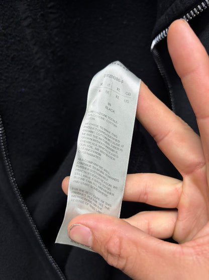 Rick Owens Black ‘Gimp’ Full-Zip Black Zip-Up Hoodie