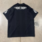 2024 Balenciaga ‘Unity Flame’ Mesh Logo Jersey T-Shirt