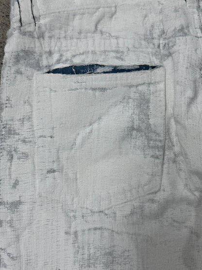 SS2016 Maison Margiela ‘Paint Coated’ White/Blue Denim