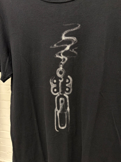 2018 Saint Laurent ‘Smoking Gun’ Black/White Graphic T-Shirt