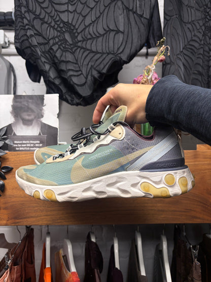 Undercover x Nike ‘React Element 87’ Green Mist Low Top Sneakers
