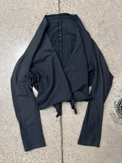 Yohji Yamamoto ‘Y’s’ Black Draped Shawl Cardigan
