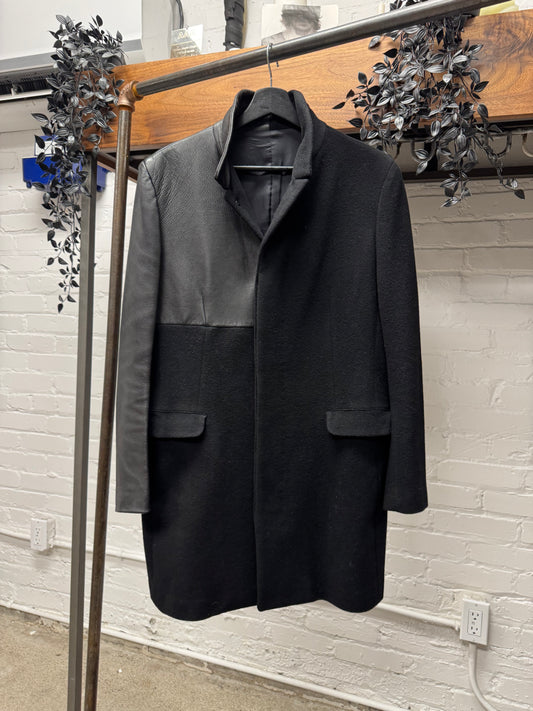 AW2002 Yohji Yamamoto ‘Mainline’ Deerskin/Cashmere Split Coat