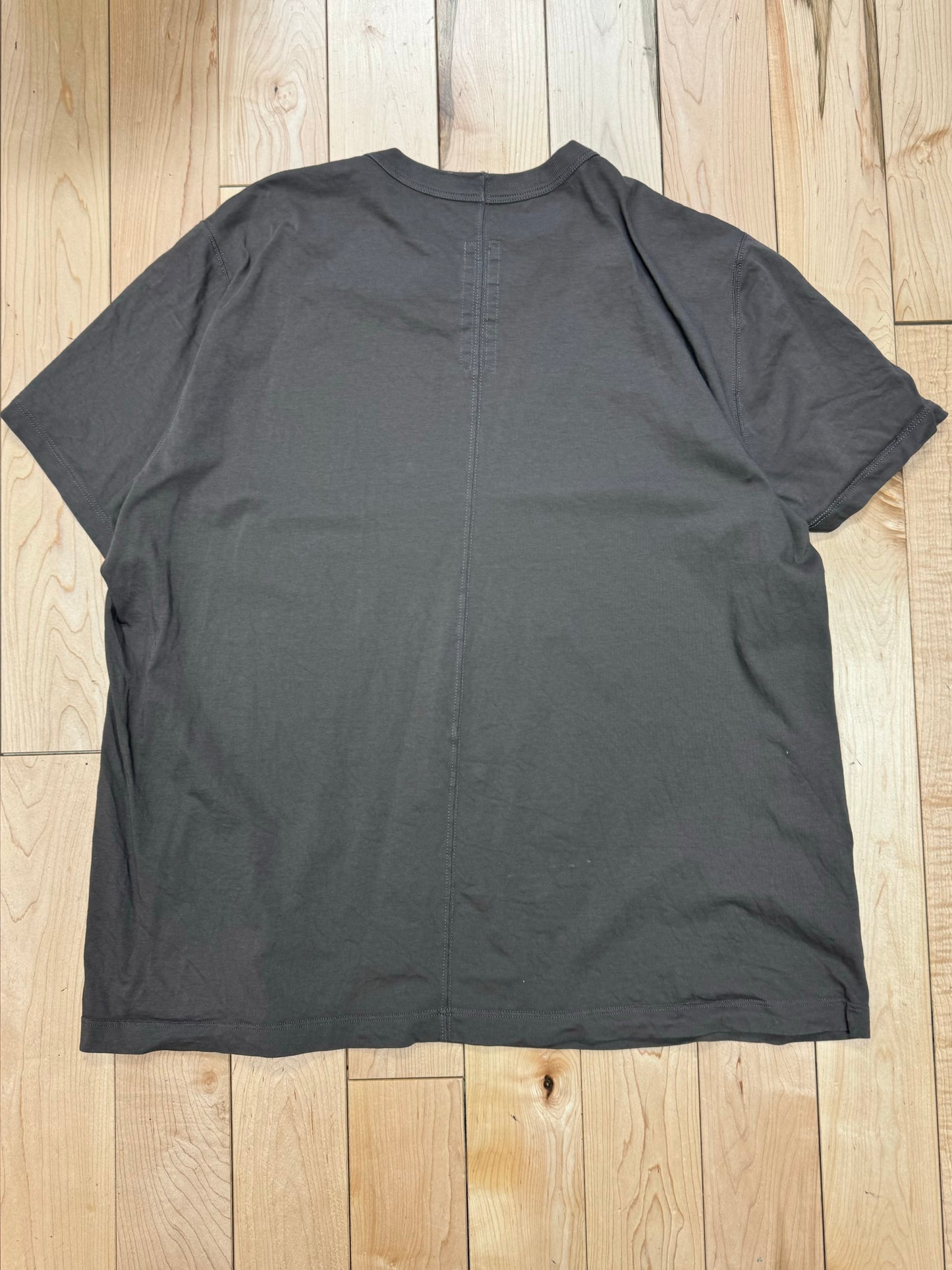 SS2023 Rick Owens ‘Short Level’ Dust Brown Short Sleeve T-Shirt