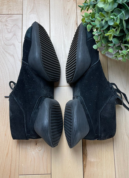 Rick Owens x Adidas Black Suede Tech Runners