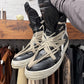 Rick Owens Pentagram Black-Milk Leather High Top Geobaskets
