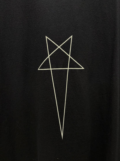 Rick Owens ‘Pentagram’ Black Sleeveless Tank Top