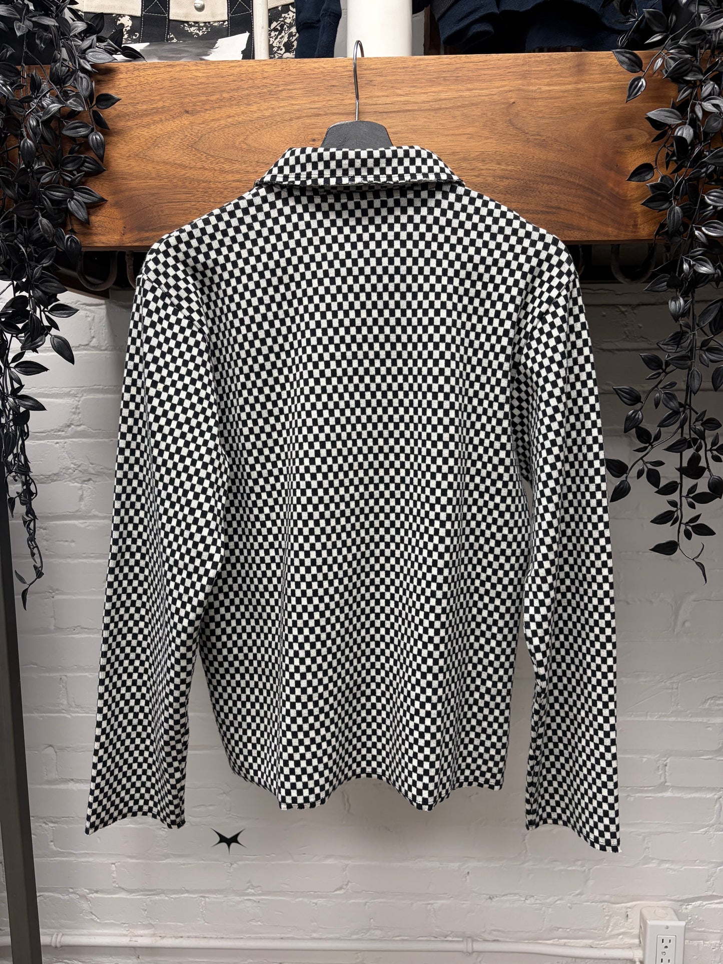 AW2002 Comme Des Garçons Homme Plus ‘Checkerboard Logo’ Work Jacket